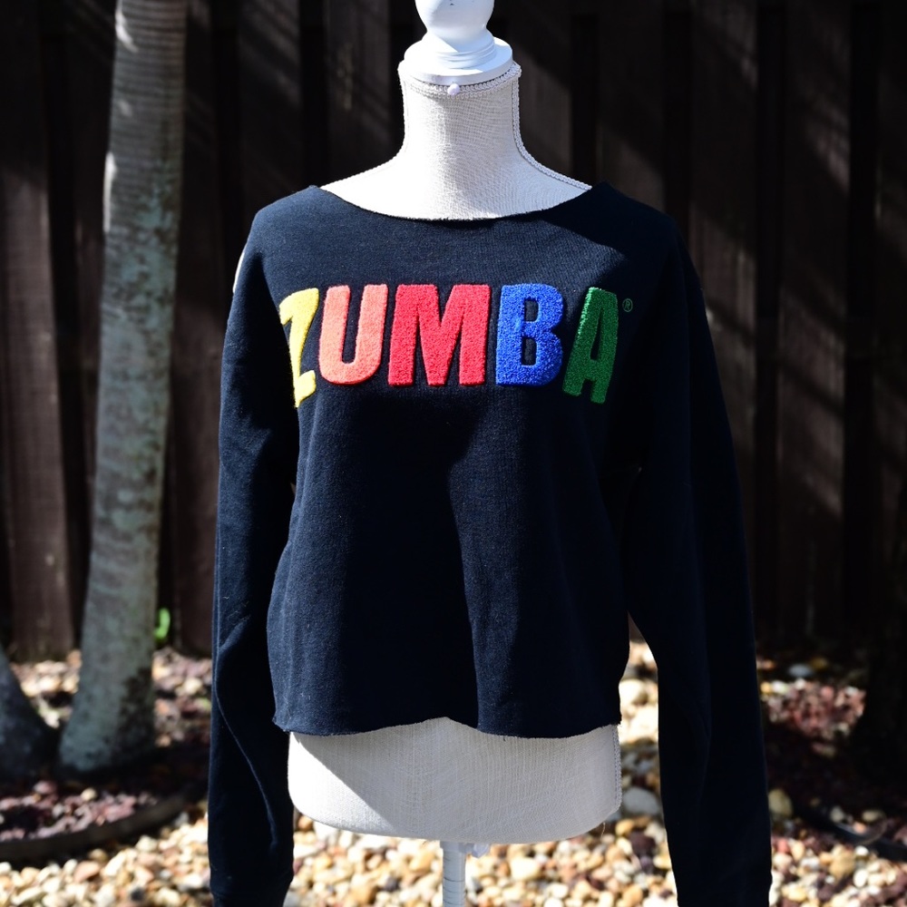 Zumba Cut Shoulder Sweatshirt